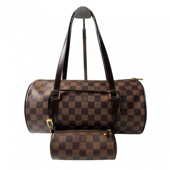 LOUIS VUITTON Authentic Brown Damier Papillon 30 Pouch - Picture 1 of 16